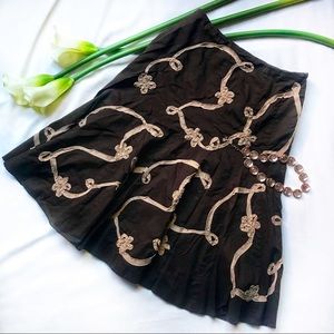 Sunny Leigh cotton ribbon skirt